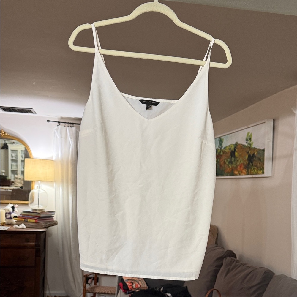 Banana Republic White Camisole Top